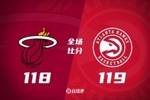 🏀残阵老鹰加时险胜热火 休斯坦三分绝杀 热巴伤退 鲍威尔17分